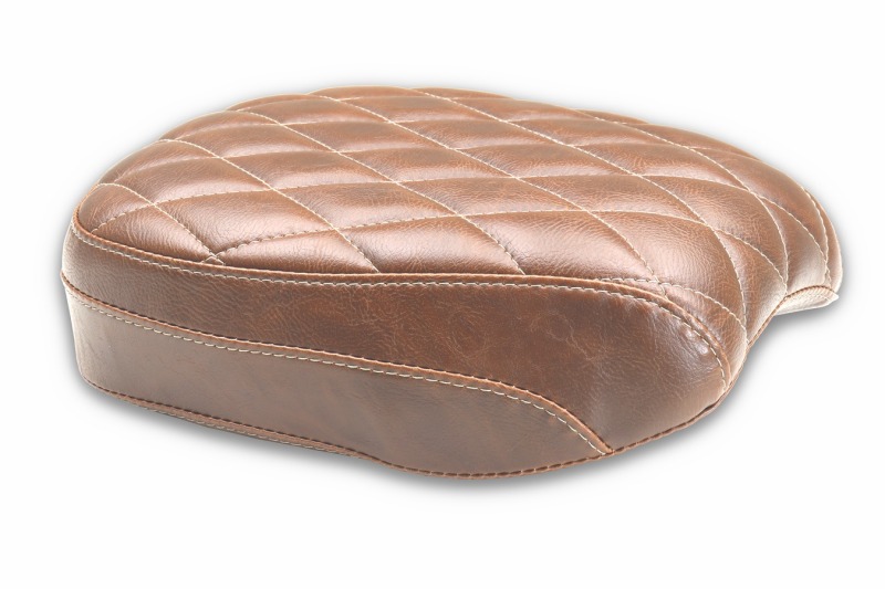 Honda Rebel Passenger Motorcycle Seat - Mustang Motorcycle - Tripper Passenger Diamond - Distressed Brown - `17-`25